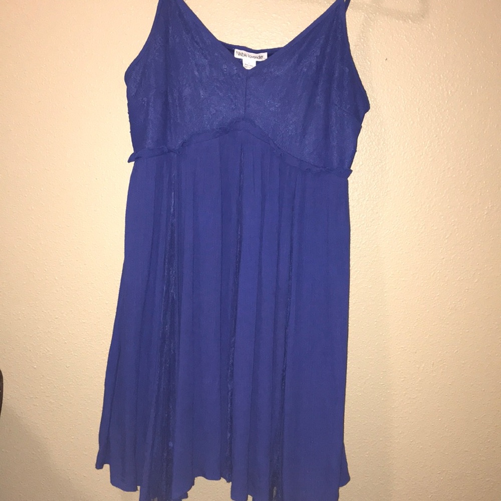 Royal blue summer dress